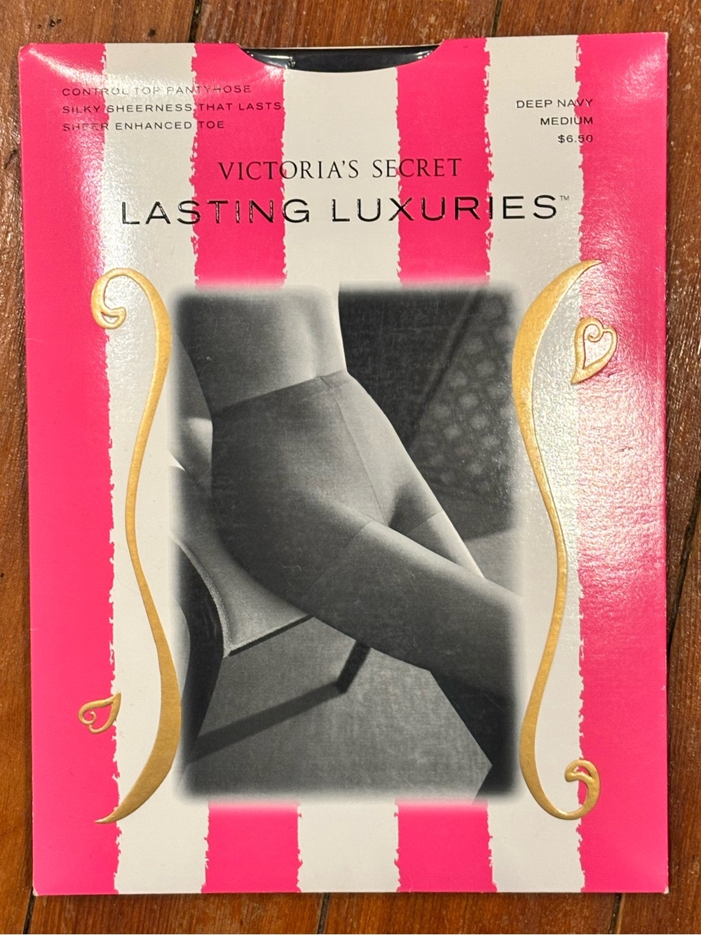 NWT Victoria's Secret Control Top Pantyhose - Deep Navy